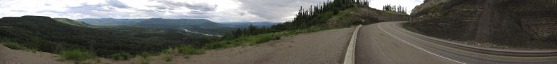 Alaska Highway panorama