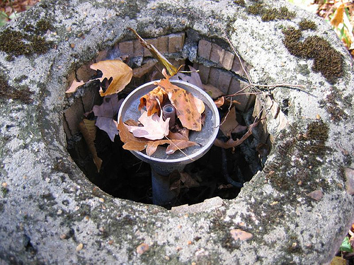 Broken fountain