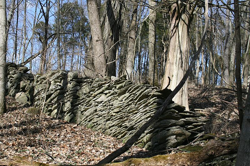 rock fence kentucky bluegrass stone wall